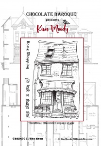 Kim Moody -  The Shop A6  rubber stamp set